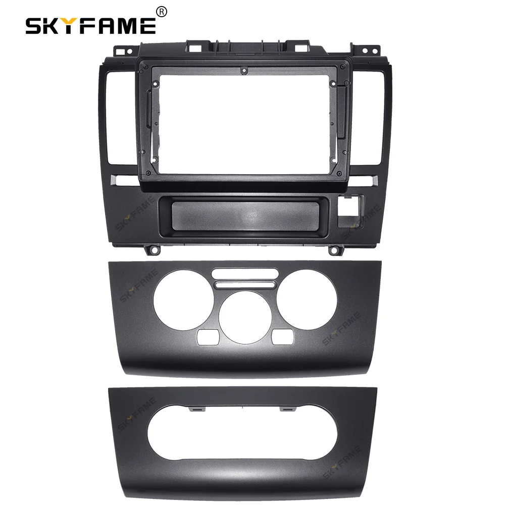 SKYFAME Car Frame Fascia Adapter For Nissan Tiida 2005-2010 Android Radio Dash Fitting Panel Kit