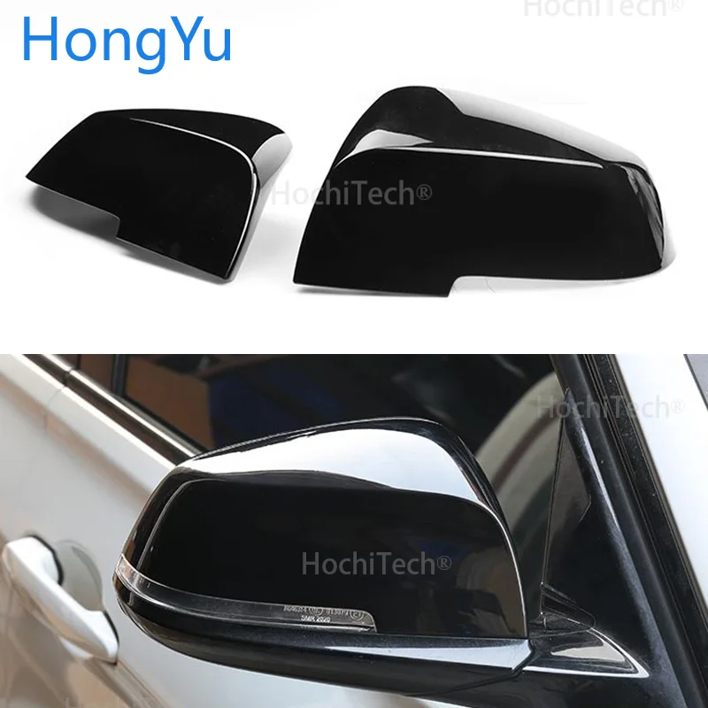 

Replace the original car rear view mirror cover bright high quality black mirror cover For BMW i3 i3S series 2014-2018