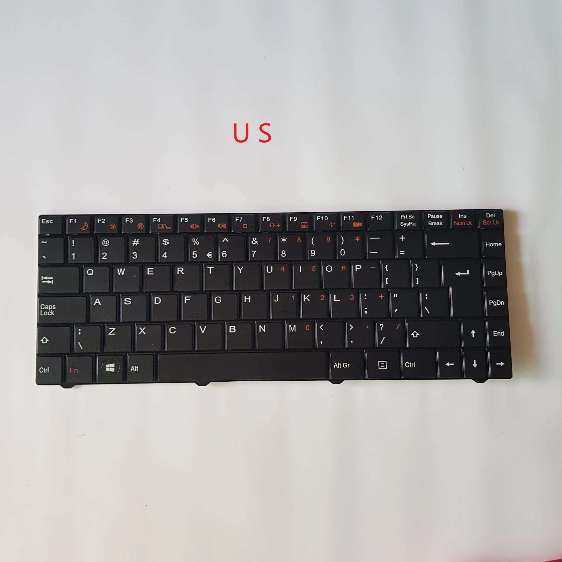 Traditional Chinese TW US International laptop Keyboard for ECS MB40 Black TW US keyboard MP-09P83RC-3602W MP-09P86U4-36021W