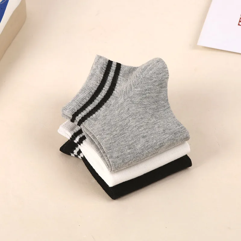 Unisex Socks Women Men Striped Short Socks Fashion Cotton Parallel Bars Sports Socks 100 Cotton White Short Sock Hip Hop Sox