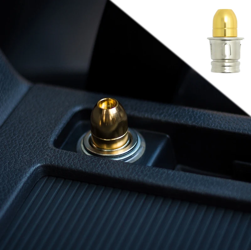 Limited edition Aluminum Bullet style Car Cigarette lighter For MK6 7 Golf Jetta Tiguan Scirocco Beetle Polo Touareg