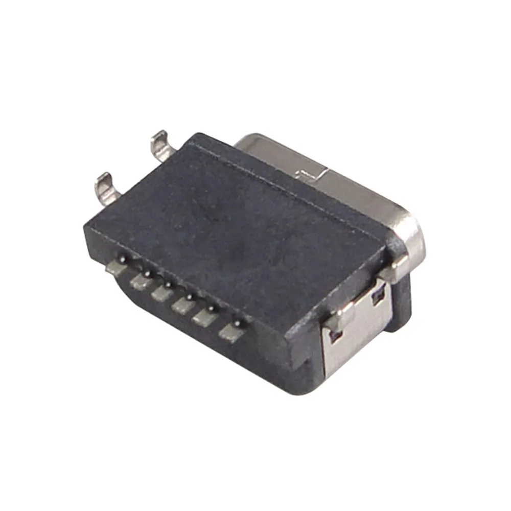 5-20 pz USB tipo C 3.1 femmina Jack Dock 6pin pannello in linea presa USB impermeabile Jack porta connettore di ricarica alimentazione fai da te