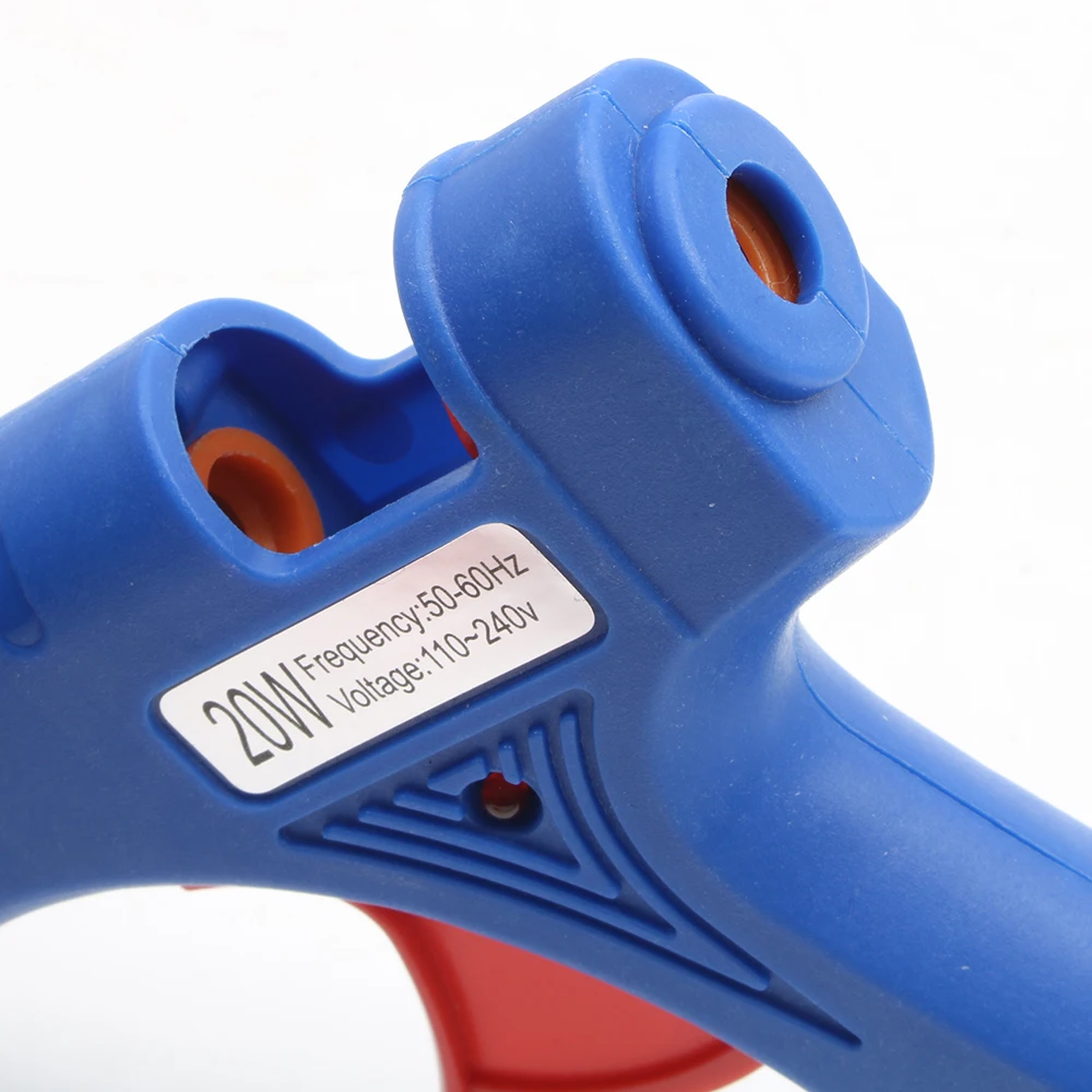 20 ワット eu プラグ工業用で 3pc 20 センチメートルミニ銃サーモ熱温度ツールブルーとホワイトはんだ