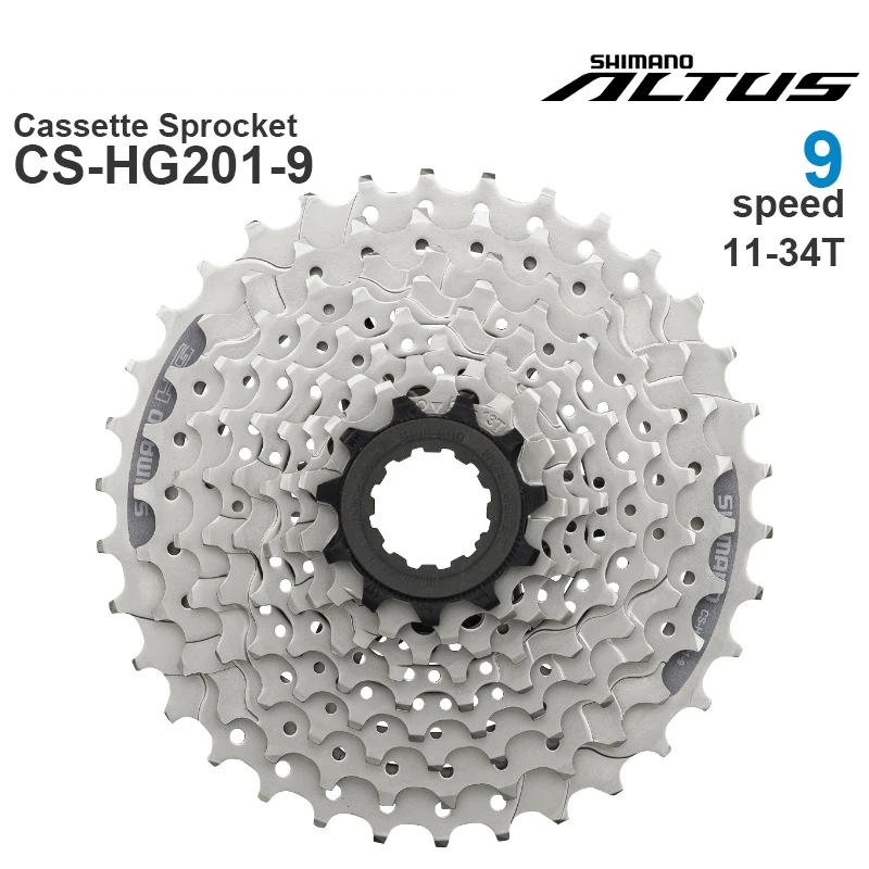 SHIMANO ALTUS M2000 CS-HG201-9v Cassette Sprocket - 9-Speed - HYPERGLIDE - 11-32T 11-34T 11-36T for MTB Original parts