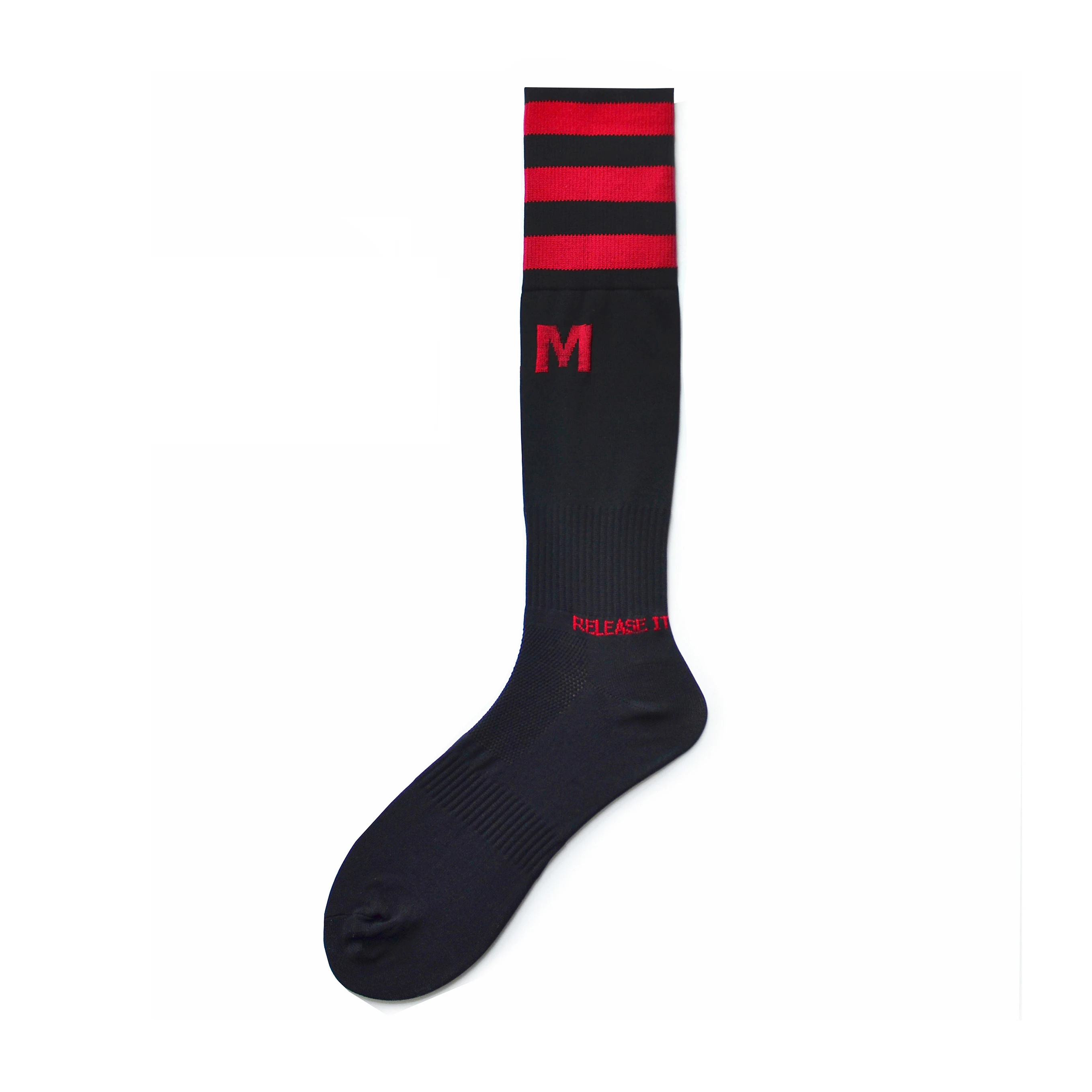 Fashion Green Unique Design Striped Socks Sexy Gay Top Vers Bottom Men Nylon Sports Long Tube Football Socks Comfortable