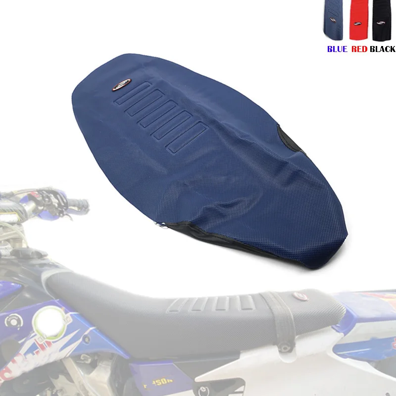 Universal Motorcycle Rubber Striped Soft-Grip Gripper Soft Seat Cover For HONDA YAMAHA SUZUKI KAWASAKI EXC SX YZF CR KX KXF