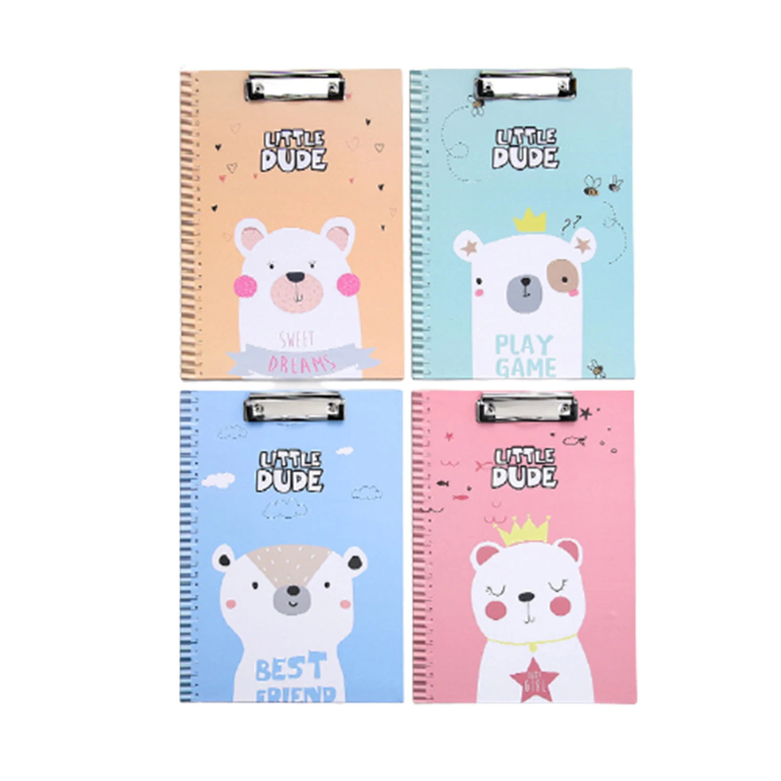 Verse Cartoon A4 Karton Clip Document Board Clip Schrijfblok Spalk Verdikte Multifunctionele Student Kantoorbenodigdheden