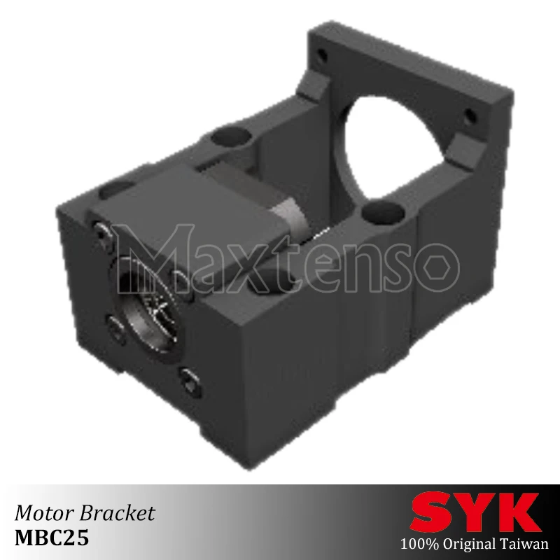 SYK MBC25 Professional Motor Bracket Support Unit for Ball Screw Housing Stepper Motor Servo Motor BK25/BF25 Coupler CNC Parts