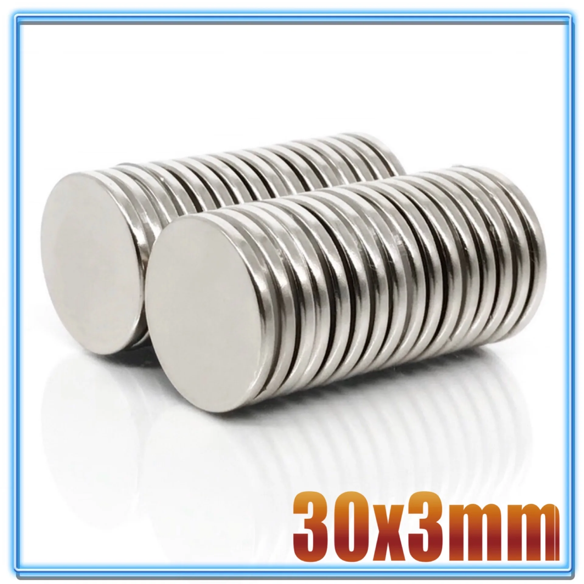 5/10/50/100Pcs Neodymium Magnet 30x3 30x5 N40 NdFeB Round Super Powerful Strong Permanent Magnetic imanes Disc 30*3 30*5