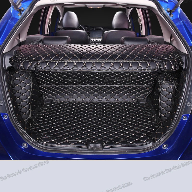 

Leather Car Trunk Mat Cargo Liner for Honda fit 2014 2015 2016 2017 2018 2019 accessories rear cover boot interior auto styling