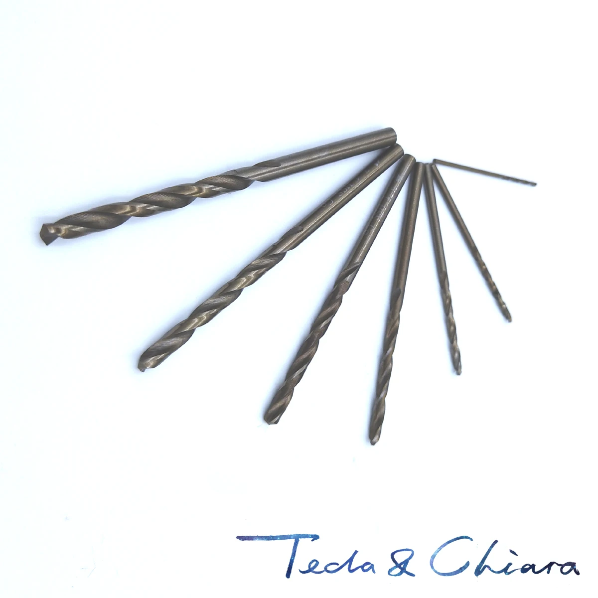 Brocas torção de haste reta para aço inoxidável, 5 5.0 5.1 5.2 5.3 5.4 5.5 5.6mm tamanhos m35 cobalto