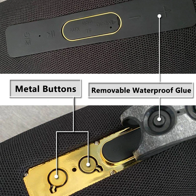 Nowy 50W głośnik Bluetooth kolumna bezprzewodowy głośnik przenośny Music Center bas Stereo Subwoofer wsparcie/TF/FM/Radio/USB