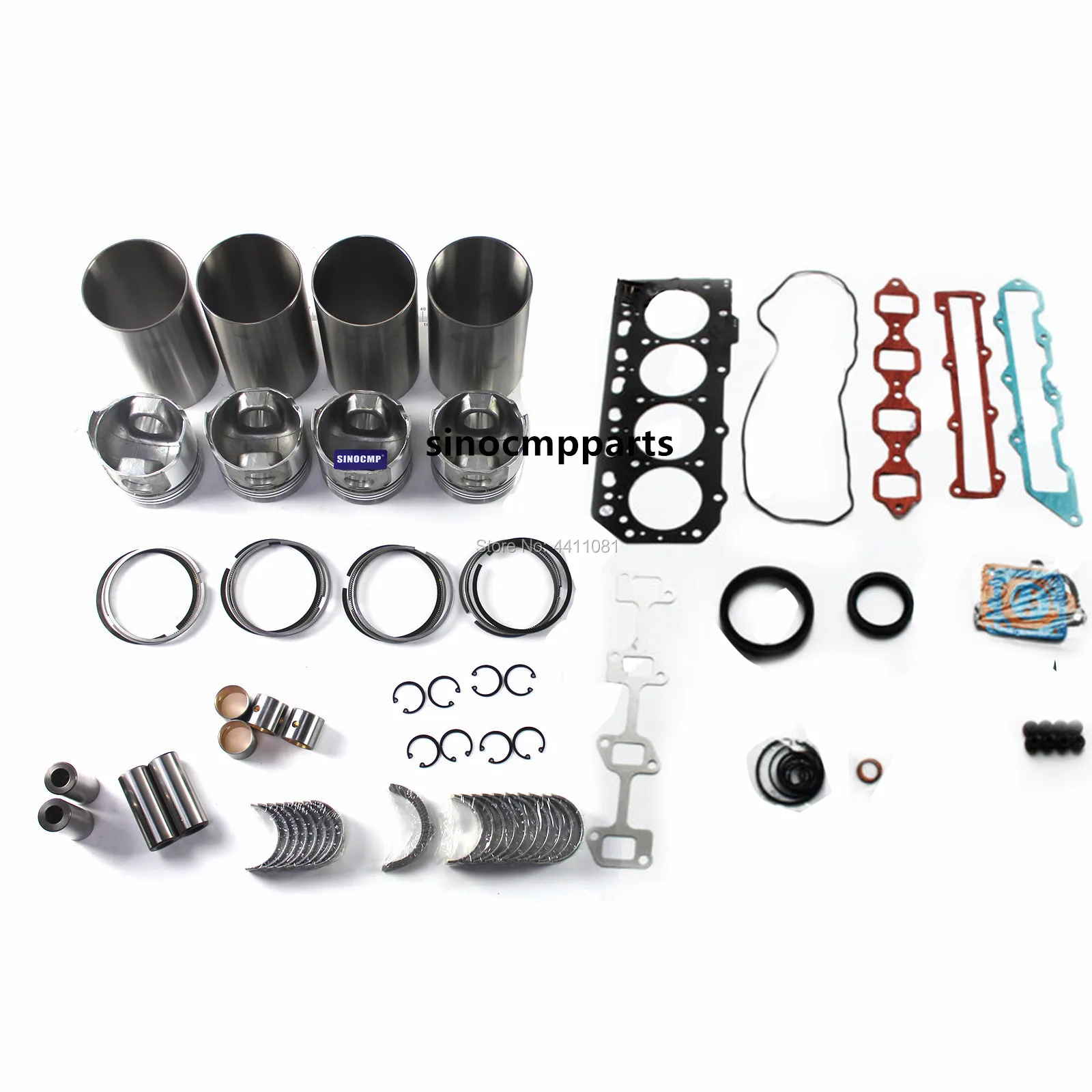 

4TNV84 4TNV84T Engine Rebuild Kit For Komatsu PC40 Excavator CE2M CE-2M AW500 Combine Harvester SWL2820 SWL3220 Wheel Loader