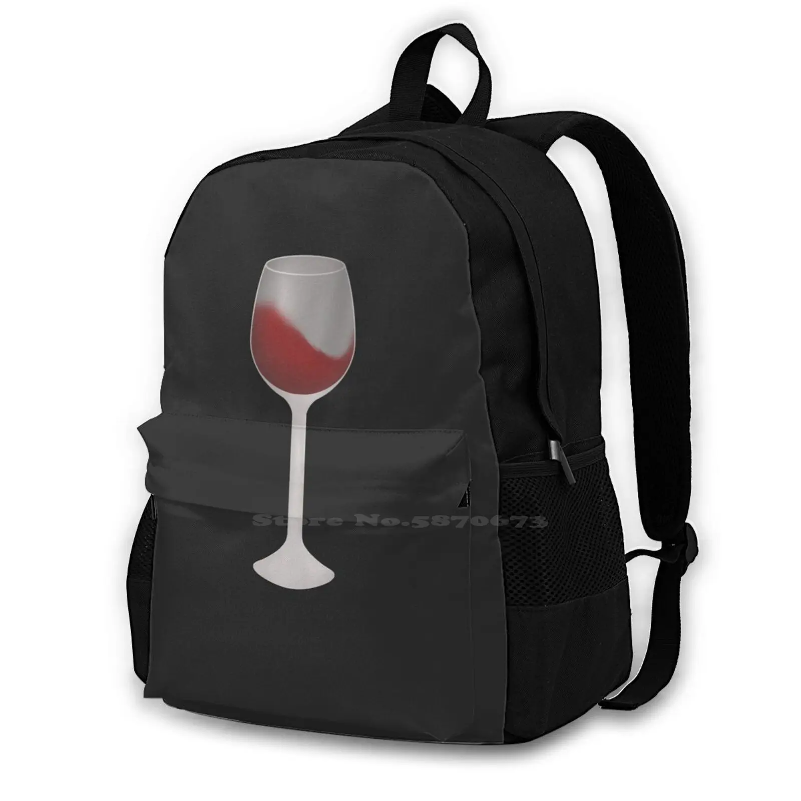 Wine Glass Bag Backpack For Men Women Girls Teenage Liquid Wine Glass Red Wine