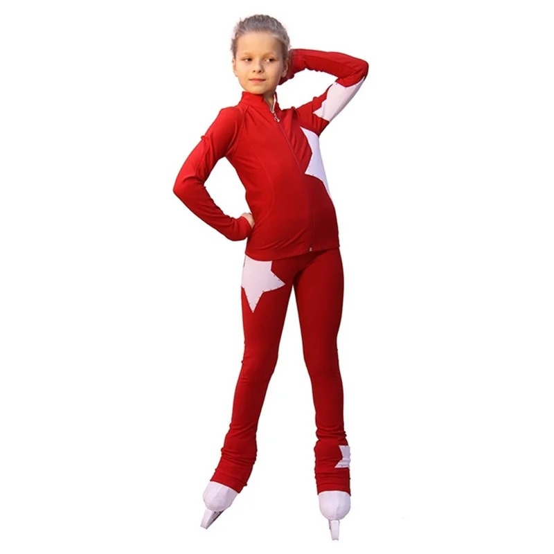 Figure Skating Training Suit Women\'s Skating Suit Children\'s And Girls\' Gymnastics Suit Decorated With Stars