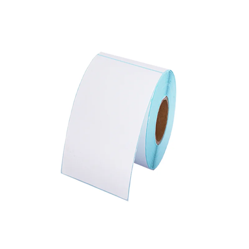 Imagem -04 - Etiqueta de Papel Térmico de Impressão Direta Branca Etiqueta Branca em Branco para Código de Barras Preço Tag no Rolo 20 mm 30 mm 40 mm 50 mm