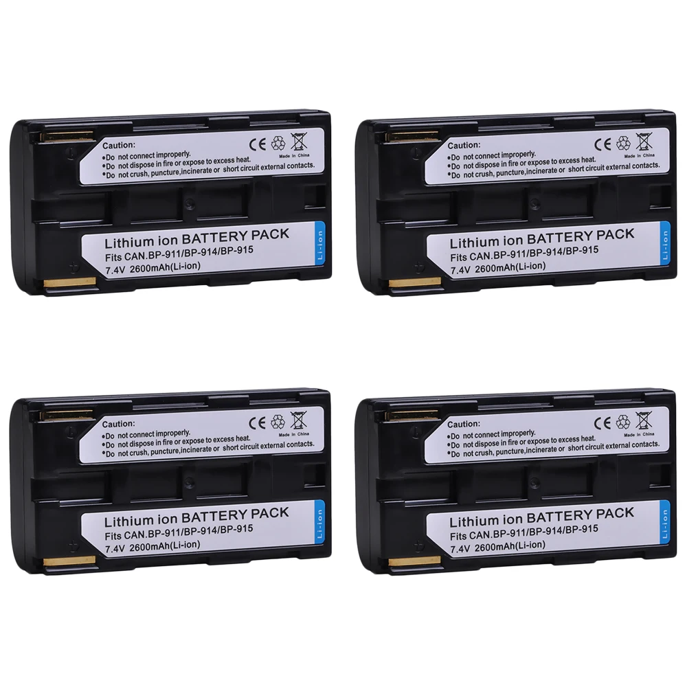 DuraPro 2600mAh BP-911 BP-914 BP-915 Replacement Battery for C2,DM-MV1,DM-MV10,E1,E2,E30,ES300V ES4000,ES410V,ES420V,ES50