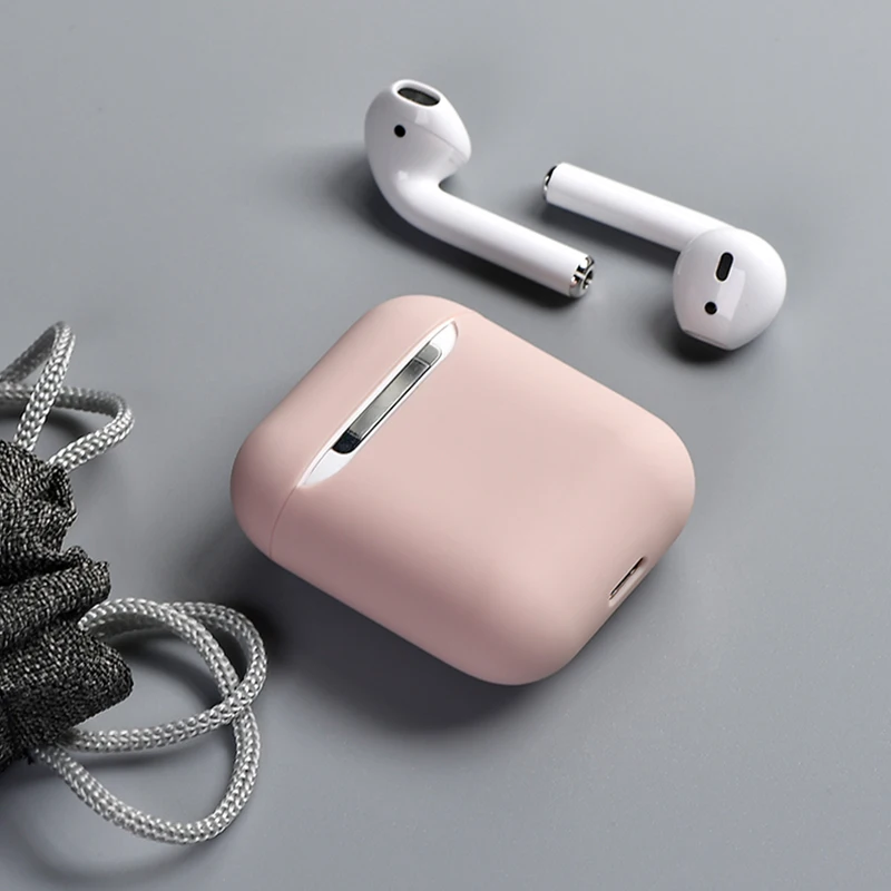 Soft Silicone Cases for Apple Airpods 1/2 Wireless Earphone Protective Cover  (AirPods Not Included)