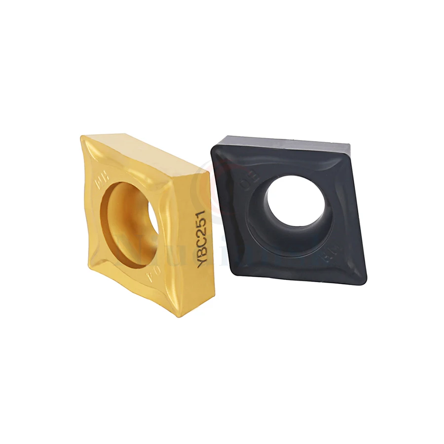 CCMT120404 53 HM HR CCMT120408-53 HM HR YBC251 YBC252 CNC torno cuchillas de corte herramientas de torneado interno agujero interior insertos de carburo