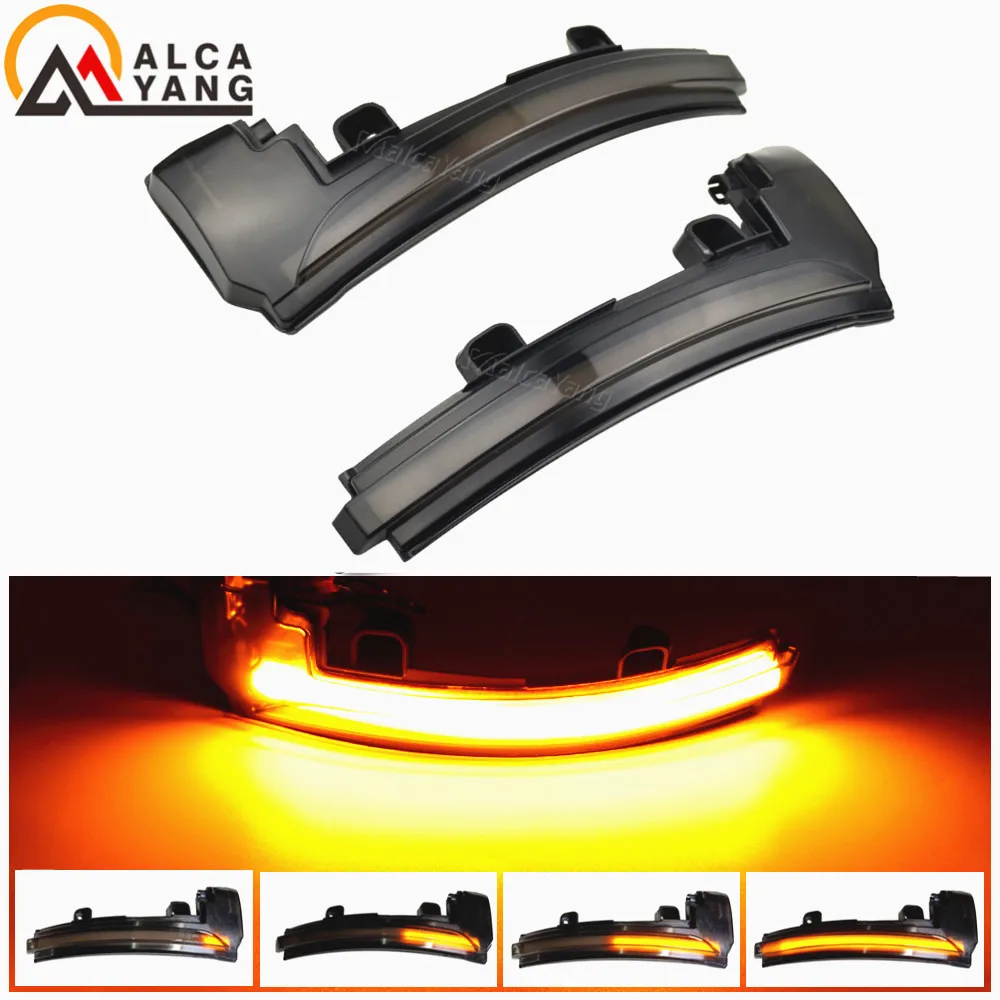2X ديناميكية LED الجانب مرآة الضوء الوامض بدوره مصباح إشارة لاند روفر LR4 ديسكفري رينج روفر سبورت إيفوك MK IV