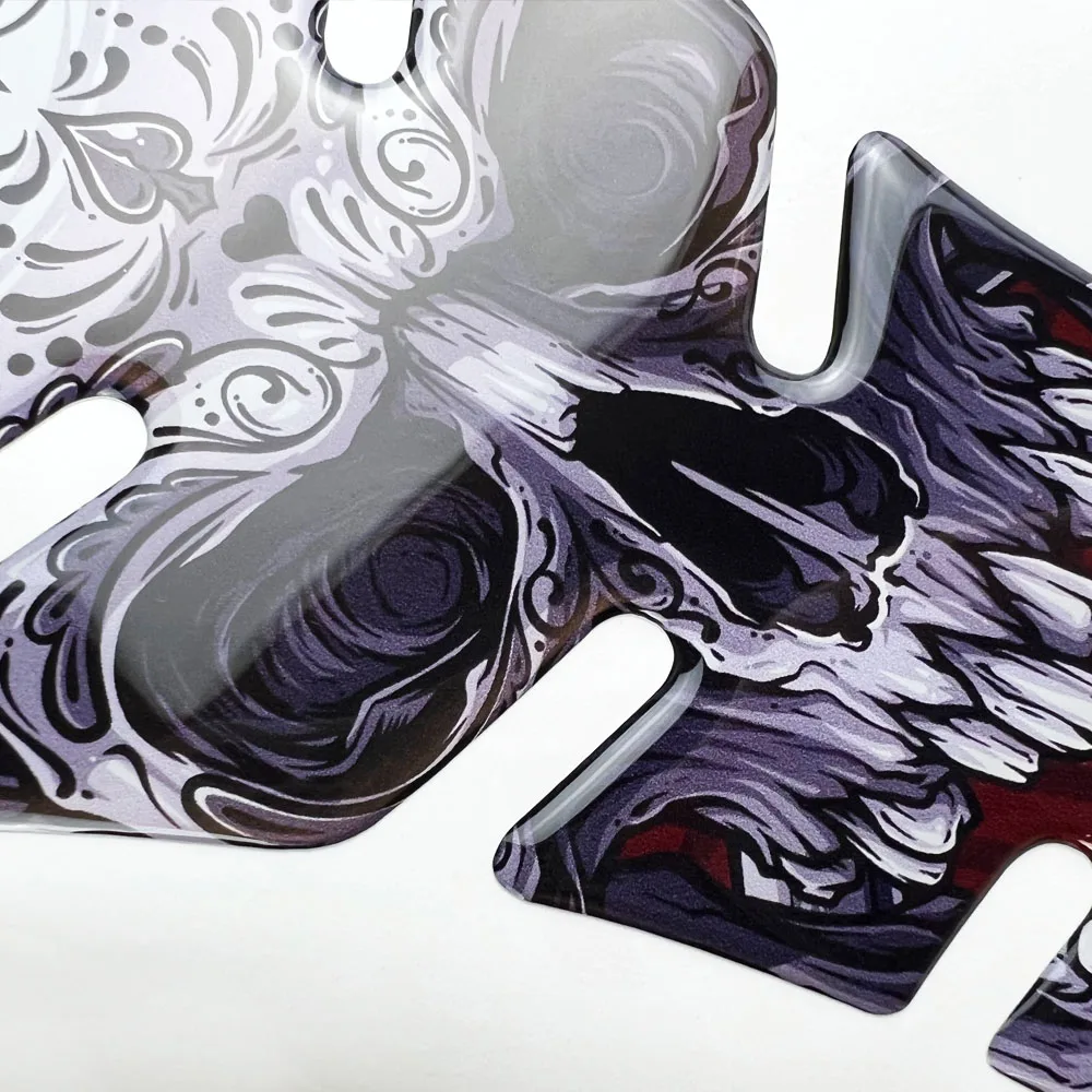3D Motorcycle Accessories Skull Sticker Decal Fuel Tank Pad Protector Retro Decorative For Suzuki YAMAHA Honda Triumph