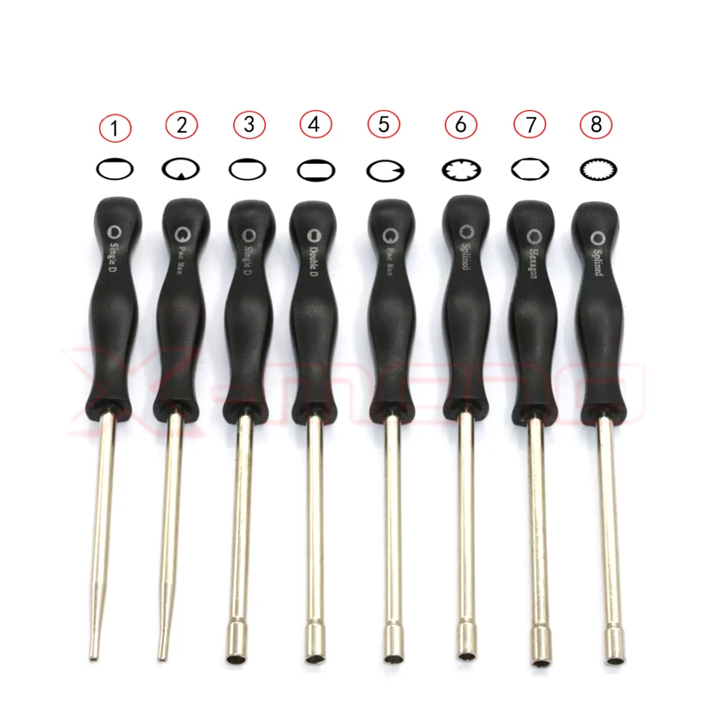 Professional Screwdriver Carburetor Adjustment Tool Single D Double D Hexagon Hex Socket Kit Set for most 2cycle carburetor