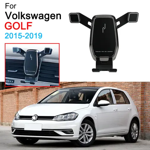 자동차 휴대폰 브래킷 에어 벤트 마운트, 폭스바겐 VW 골프 7 MK7 액세서리, 2015 2016 2017 2018 2019 2020