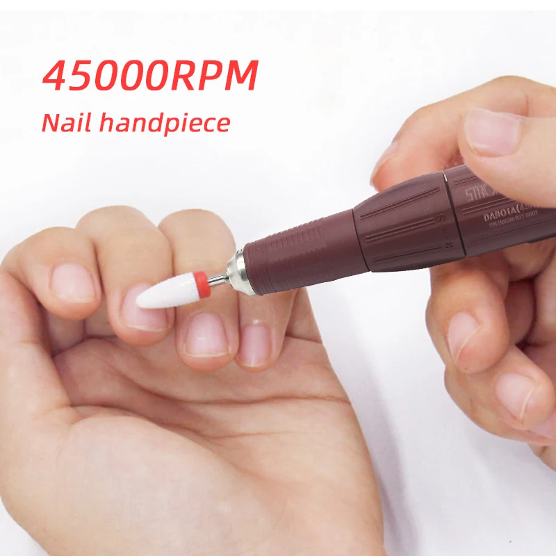 Nail Polish Equipment 45000rpm Electric Nail File Kits for Remove Nail Gel Polish Nail Drill Machine Fast Manicure Pedicure