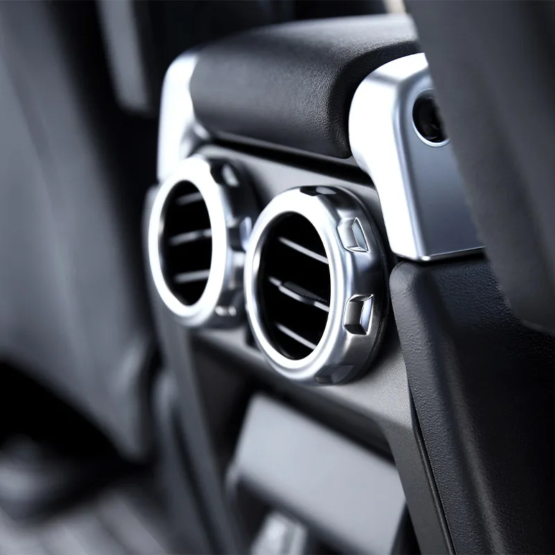 

Для Land Rover Range Rover Sport Discovery 4 09-16 хромированное вентиляционное кольцо для кондиционера заднего сиденья, украшенное аксессуарами