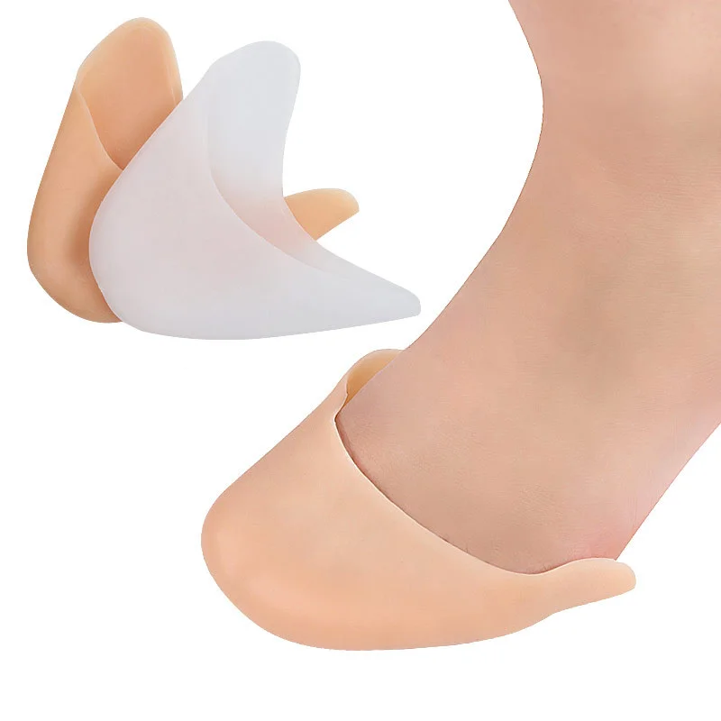 

10pcs=5pairs Gel Pedicure Silicone Toe Pads Ballet Hallux Valgus Orthotics Brace Shoes Foot Care Bunion Free Protector Cushion