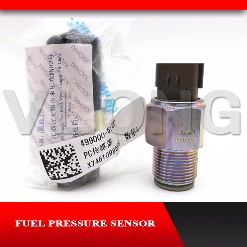 

Fuel Rail High Pressure Sensor Regulator For Isuzu 4HK1 6HK1 Engine Mitsubishi L200 Pickup 2.5 D TD 499000-6160 6160