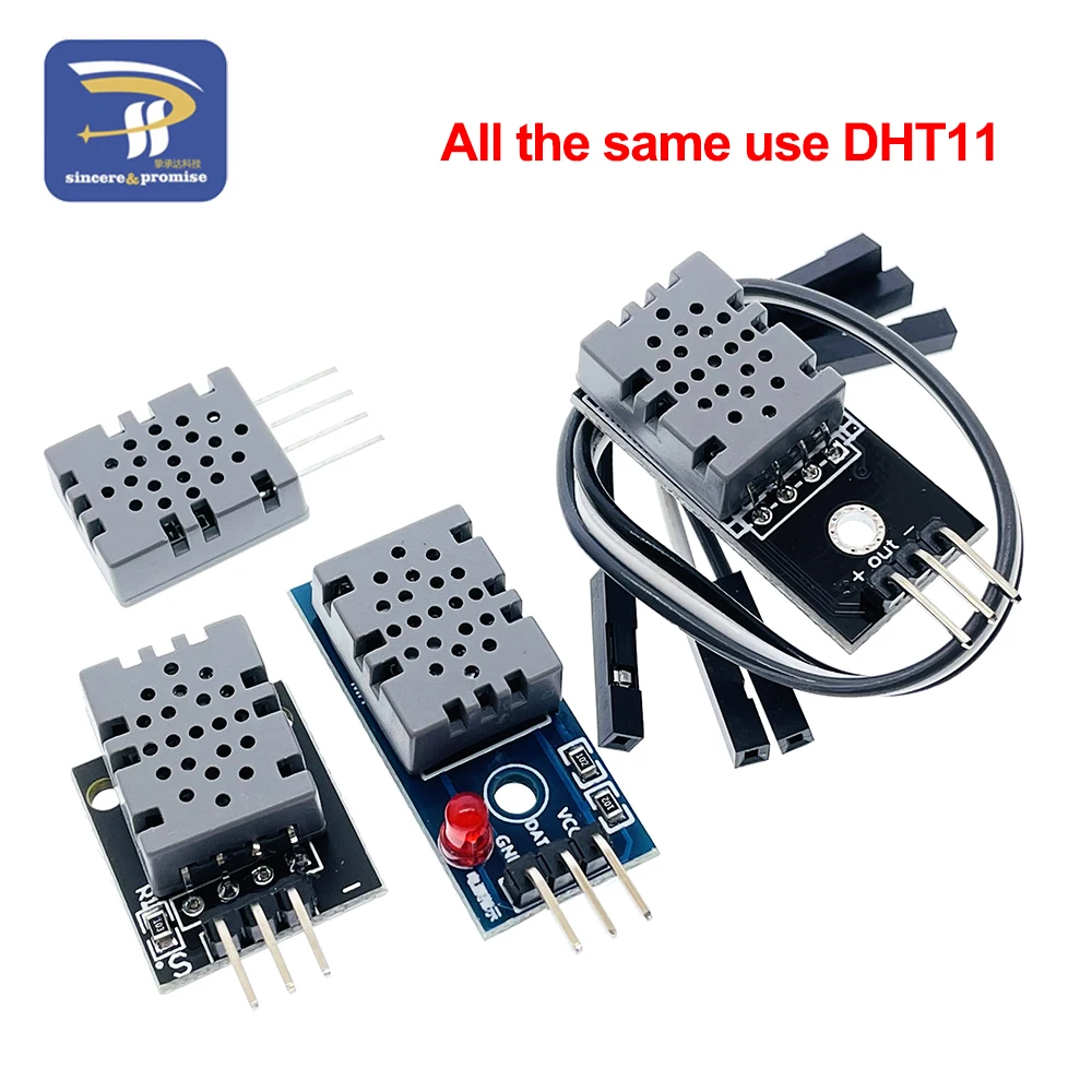 Digital Temperature And Humidity Sensor DHT11 LED Modules MW33 Board Electronic Building Blocks With Dupont Line For Arduino DIY