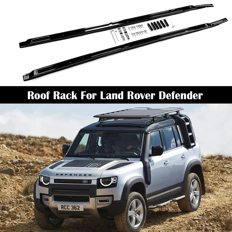 Roof Rack For Land Rover Defender 2020 2021 Racks Rails Bar Luggage Carrier Bars top Racks Rail Boxes Aluminum alloy