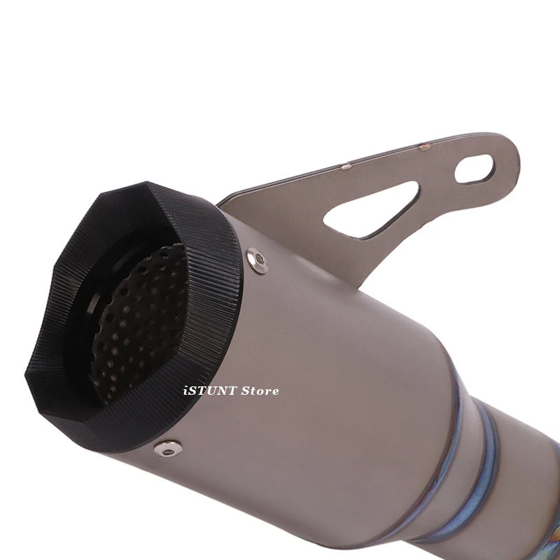 Slip On For Honda CB1000R 2019 2020 Motorcycle GP Escape Exhaust Modified Titanium Alloy Middle Link Pipe Carbon Fiber Muffler