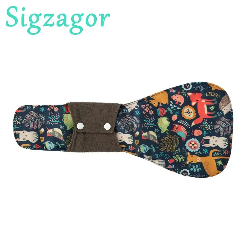 [Sigzagor]-وسادة صحية من الخيزران ، 1 xxl ، 1 xxl ، 1 xxl ، فحم ، قابل لإعادة الاستخدام ، حقيبة ما بعد الولادة ، حقيبة مبللة