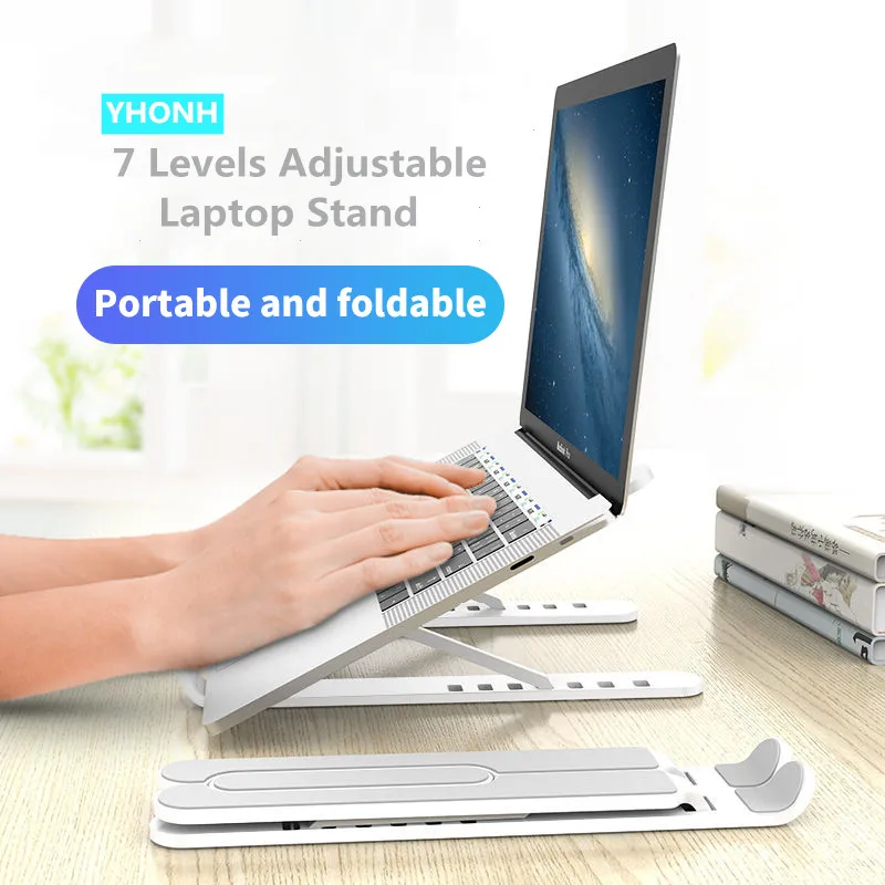 Portable Laptop Stand Foldable Support suporte Notebook Holder For Macbook Pro Air HP Lapdesk Computer Cooling Bracket Riser