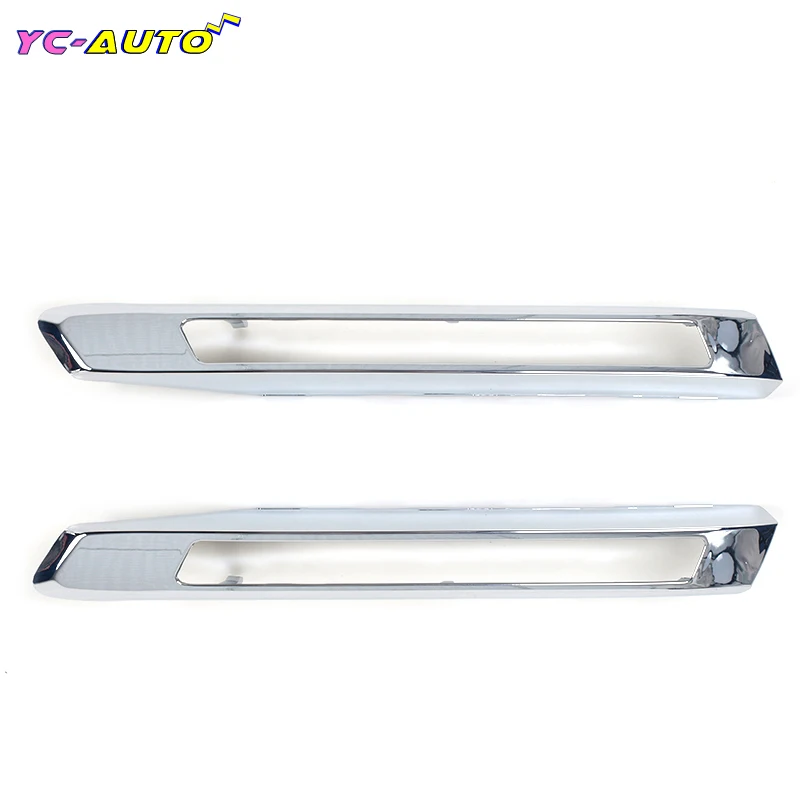 Front Bumper Daytime running lamp Chrome Trim Molding Cover A1648847322 A1648847422 For Mercedes Benz X164 GL350/450 2008-2012