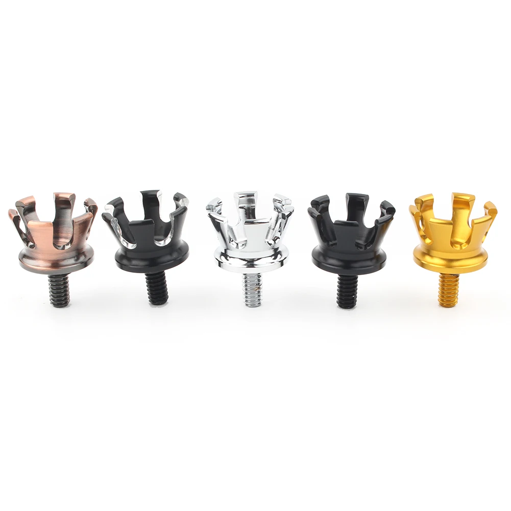 Universal For Harley Davidson All Models Motorcycle Imperial Crown Style Rear Seat Bolt Tab Screw Mount CNC Aluminum