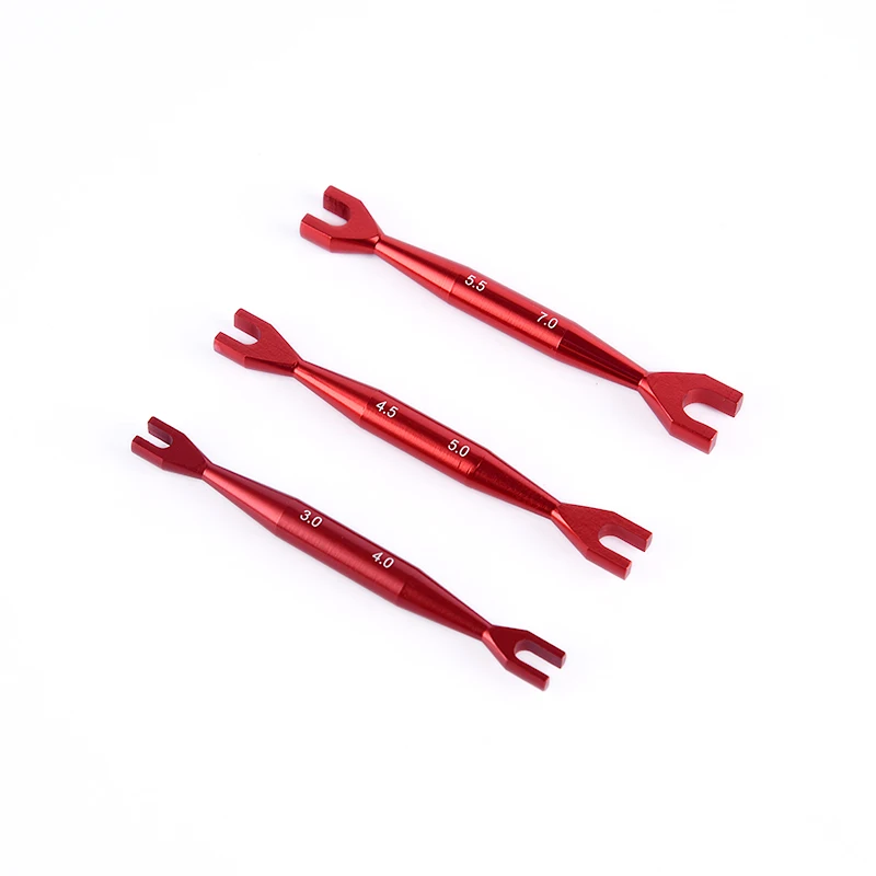 3pcs Wrench 3-4mm 4.5-5mm 5.5-7mm Double End Universal Spanner Open End Wrenches For Rc Crawler Car HSP Traxxas  Axial SCX10