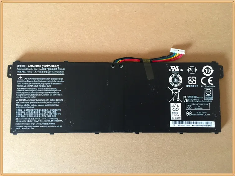 

New genuine Battery for Acer Aspire ES1-131 ES1-331 ES1-512 ES1-520 ES1-521 ES1-522 ES1-531 ES1-731 ES1-132 AC14B13J 11.4V 36WH