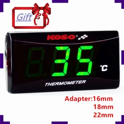 KOSO motorcycle digital Green Color For 350 XMAX 300 400 TMAX 530 mini Temprature Meter