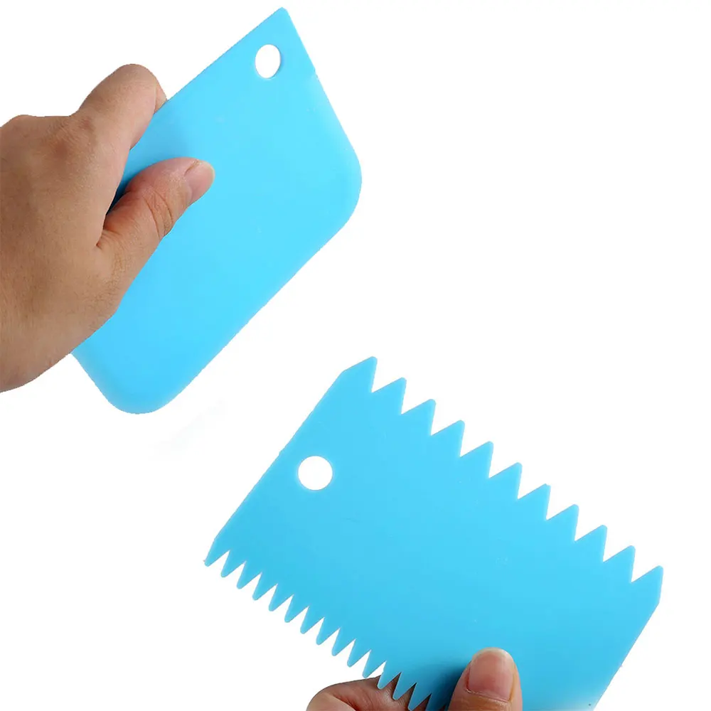 Silicone world 3PCS/Set Dough Cake Cutter Slicer Spatula for Cake Cream Scraper Pasty Cutters Scraper DIY Cake Decorating Tools - Image 5