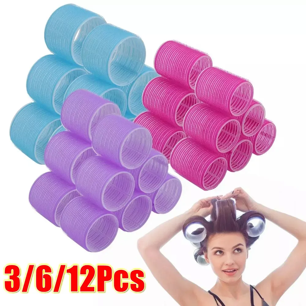 NEW Hair Rollers Self Grip Hair Curlers Lazy Curler Curling Ribbon Hair Roller Heatless Curling Rod Headband Hair Styling Tools