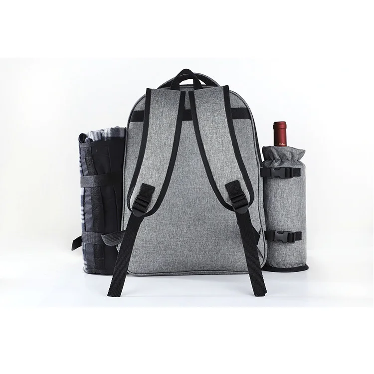 Picnic Backpack Rucksack Portable Shoulder Picnic Bags Camping Lunch Bag Without Outdoor Camping Tableware