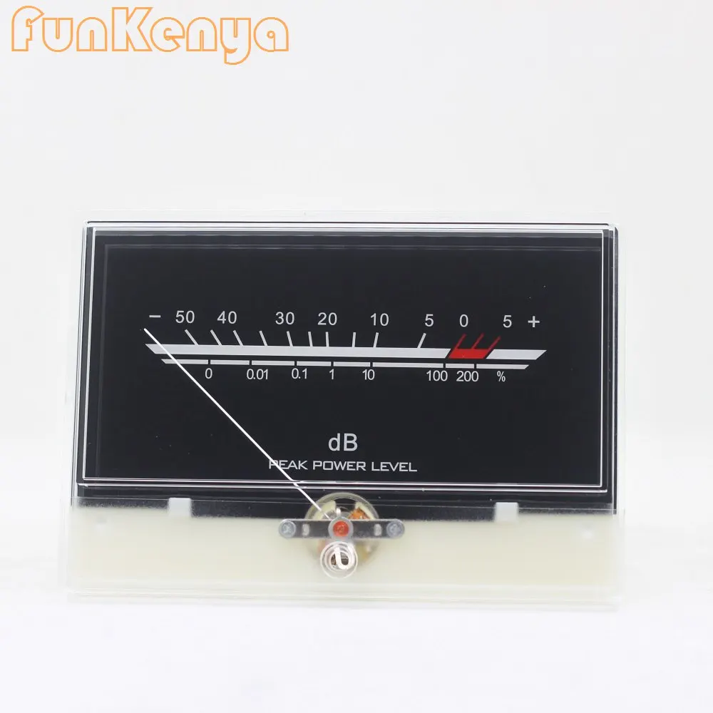 Audio DB Header VU Meter Post Power Level Meter Power Amplifler Chassis Meters P-134 Driver Board