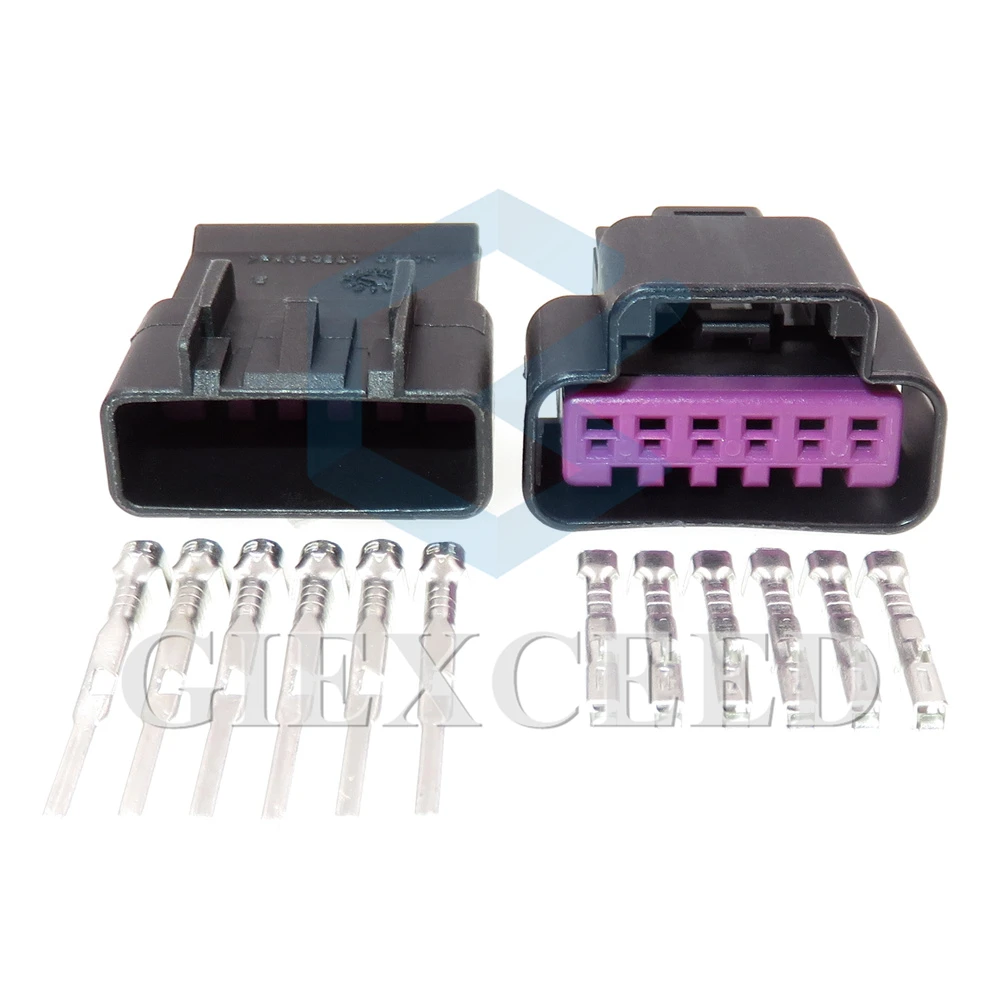 6 Pin Automotive Electrical Connector 1.5 Series Auto Parts Car Wiring Harness AC Assembly Unsealed Socket