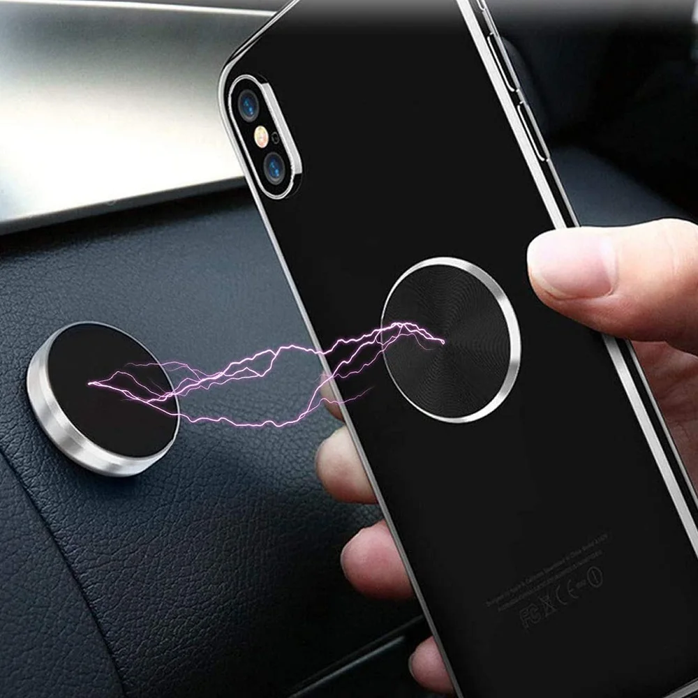 Universal Metal Plate Magnetic Disk For Car Phone Holder Iron Sheet Sticker For Magnet Cellphone Stand For Car Phone Accessories