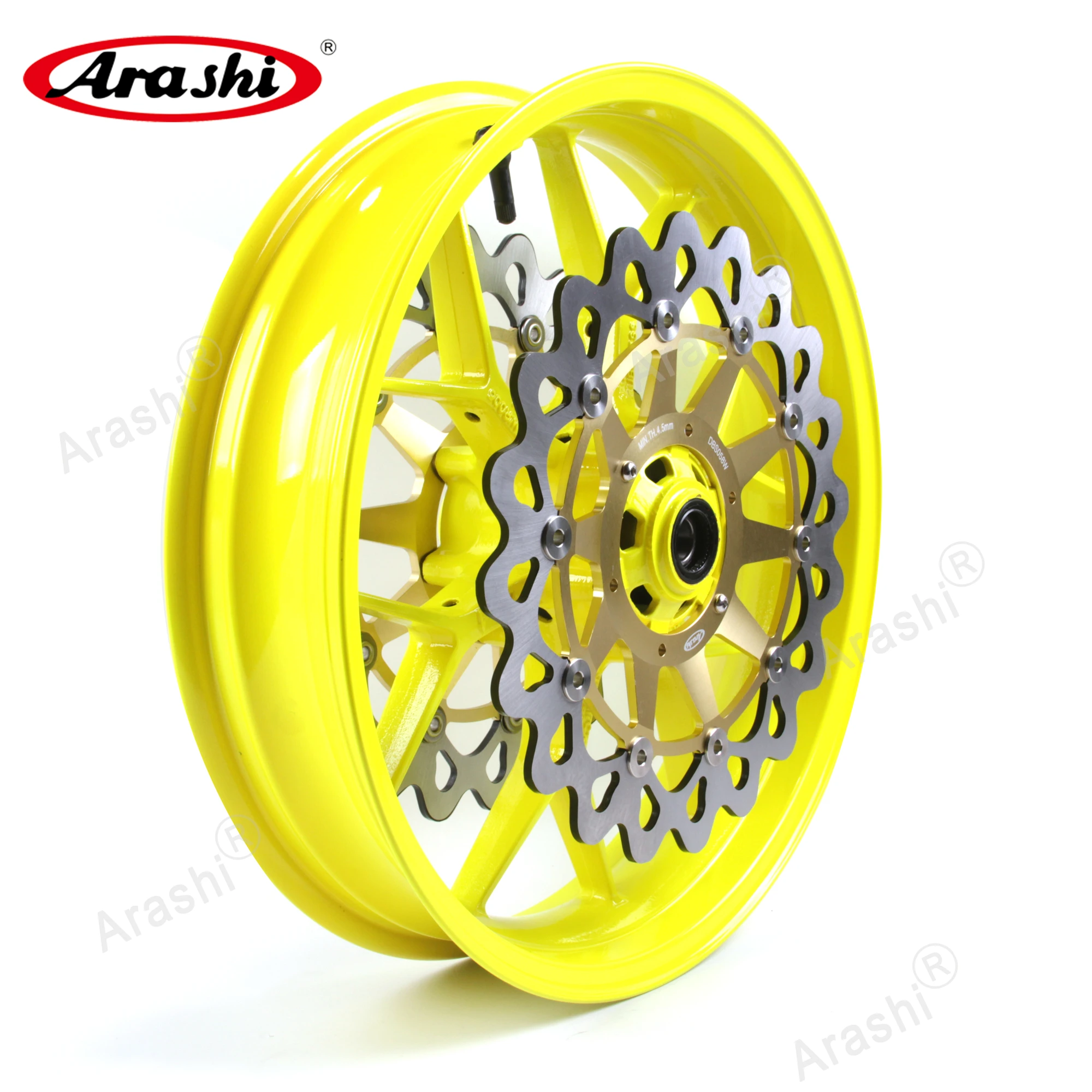 Arashi Front Wheel Rim Brake Disc Floating Rotor Disk For Honda CBR1000RR 2006 - 2016 CBR 1000 RR 1000RR 2007 2008 2009 2010