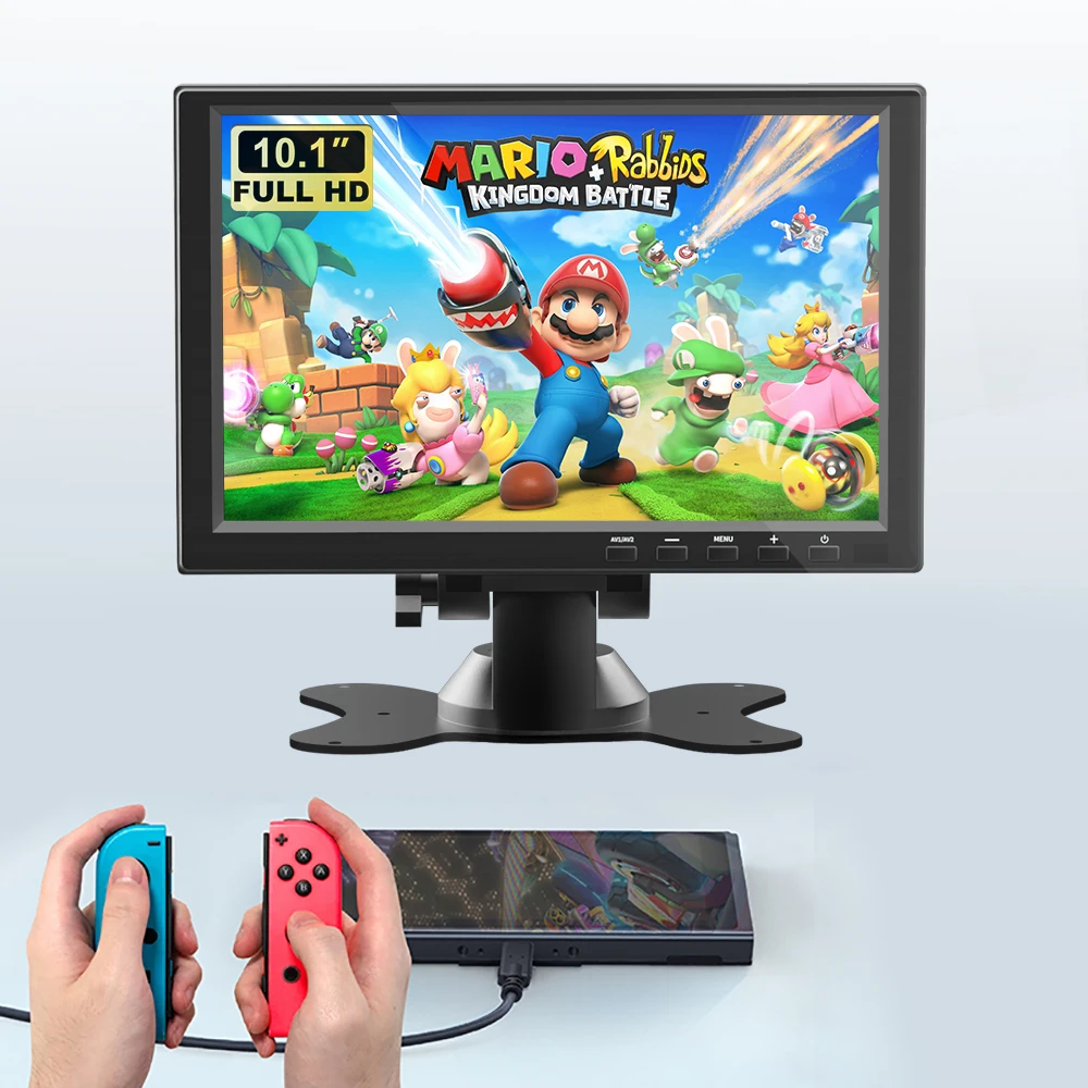 10.1 Inch Monitor 1920*1200 Pc Monitor Hdmi Vga Touch Computer Monitor Voor PS3/PS4 XBOX360 Raspberry Pi systeem Cctv Met Bnc Usb