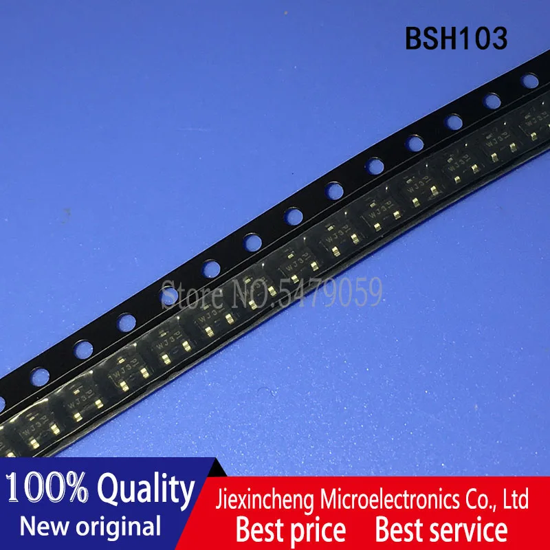 50PCS BSH103,235 marking:J3 WJ3 tJ3 BSH103 N-CH 30V 0.85A SOT23 MOSFET Transistor New original